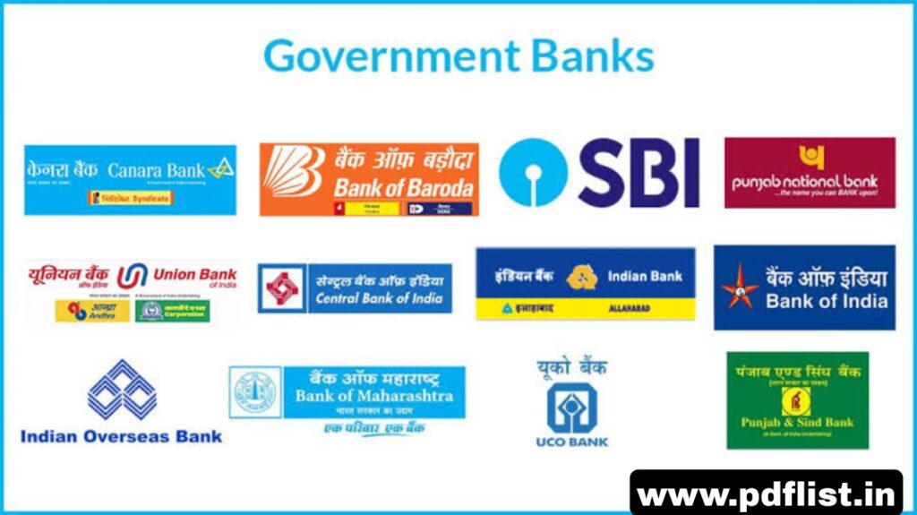 List of Government Bank in India 2023 PDF Download
