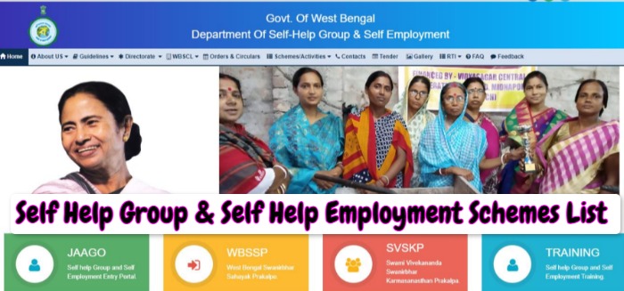 WB Self Help Group & Self Employment Dept. Schemes List 2023 in PDF Downloa