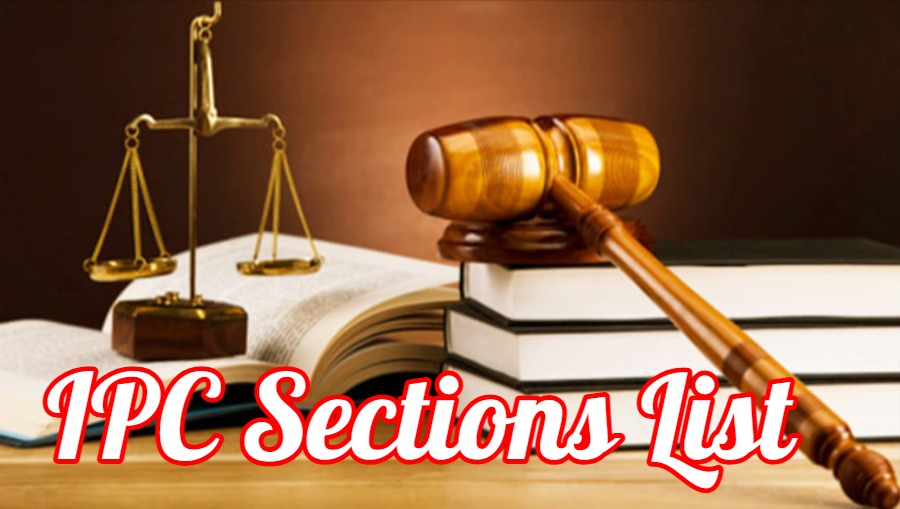 IPC Sections List PDF 