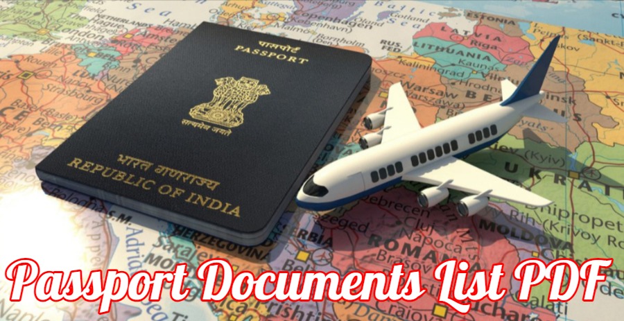 Passport Documents List PDF